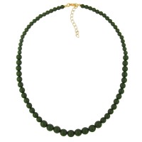 GALLAY Jewellery - Schmuck und Dekoration - Kette, verlaufend, oliv-matt