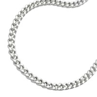 GALLAY Jewellery - Schmuck und Dekoration - Kette 3mm Flachpanzerkette diamantiert Silber 925 70cm
