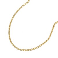 GALLAY Jewellery - Schmuck und Dekoration - Kette 1,3mm Anker diamantiert 14Kt GOLD