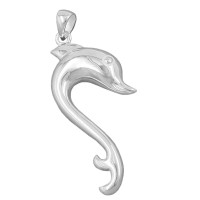 GALLAY Jewellery - Schmuck und Dekoration - Anhänger 40x17mm großer Delfin glänzend Silber 925
