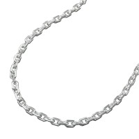 GALLAY Jewellery - Jewellery and decoration - Armband 2mm Ankerkette 8x diamantiert Silber 925 19cm