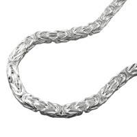 GALLAY Jewellery - Schmuck und Dekoration - Armband 4mm Königskette vierkant glänzend Silber 925 21cm
