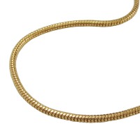 GALLAY Jewellery - Schmuck und Dekoration - Kette Schlangenkette 1,5mm vergoldet AMD 60cm