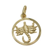GALLAY Jewellery - Jewellery and decoration - Anhänger 15mm Sternzeichen Skorpion 9Kt GOLD