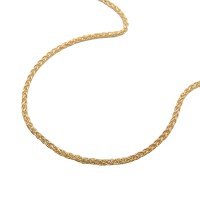 GALLAY Jewellery - Schmuck und Dekoration - Kette 1,1mm Zopfkette 9Kt GOLD 45cm