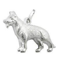 GALLAY Jewellery - Jewellery and decoration - Anhänger 14x20mm Schäferhund glänzend Silber 925